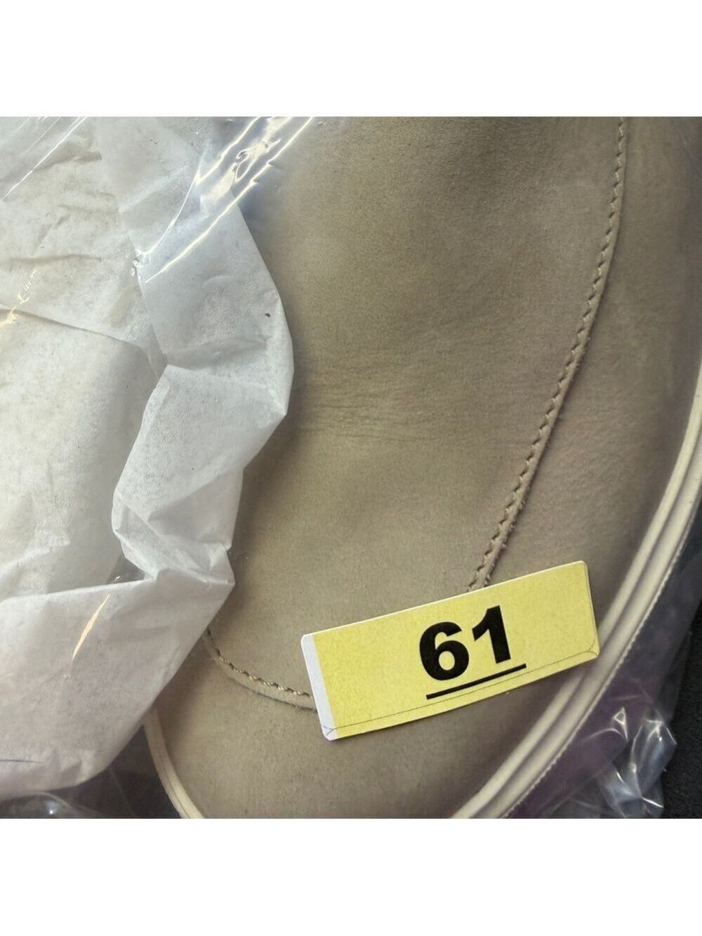 Reiss Men's Beige Nubuck Leather Slip-On Loafers Size 9 Casual Shoes NWOT - Picture 5 of 11